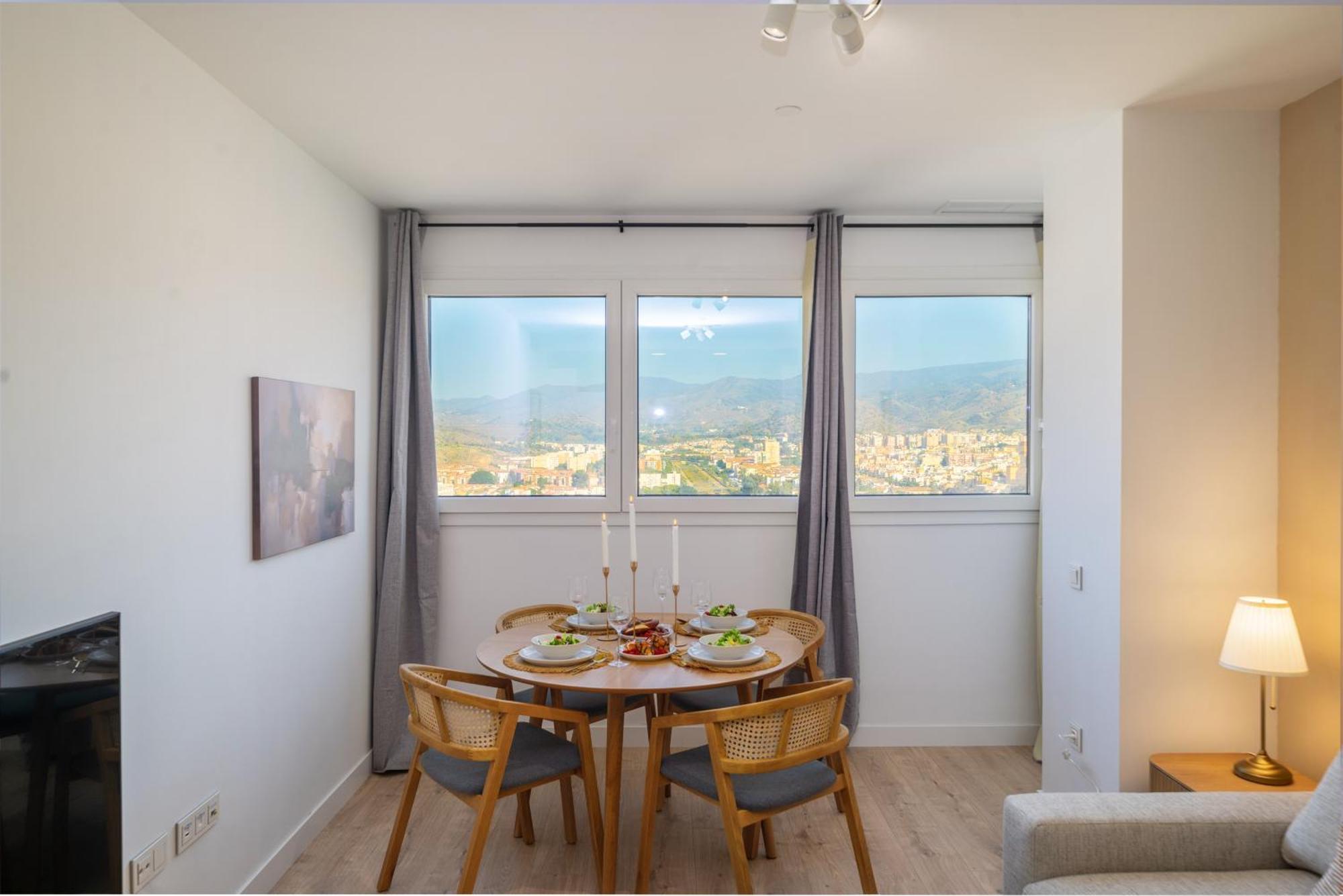 Xpce Urban 3 Malaga Skyline - Parking Free Apartman Kültér fotó